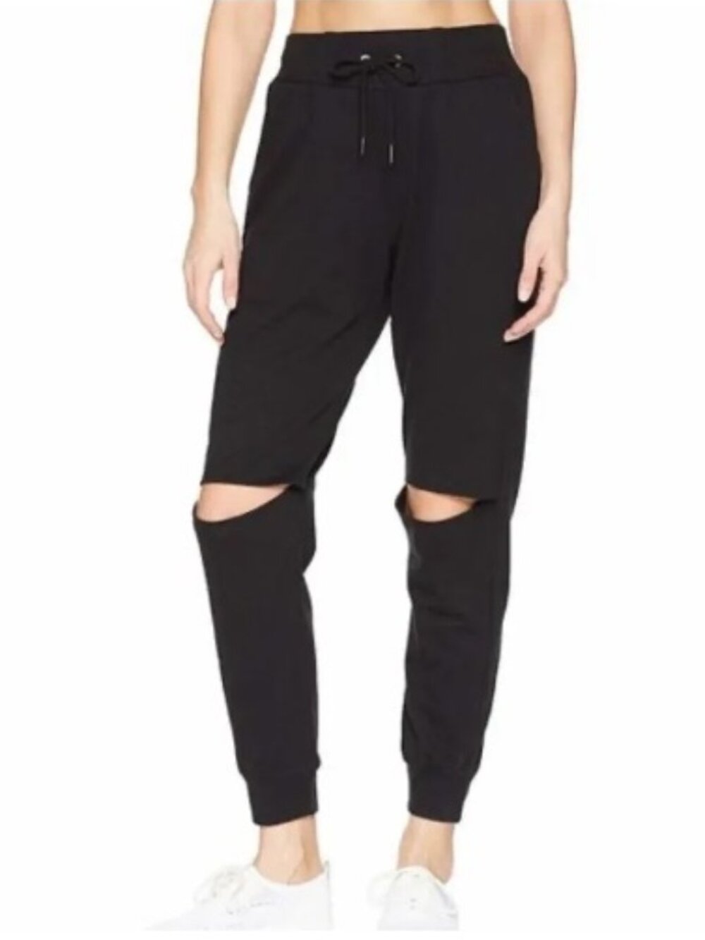 🇨🇦  Socialite Women Ripped-Knee Pants Joggers